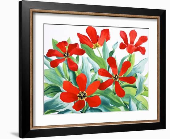 Madame Lefeber Tulips 2-Christopher Ryland-Framed Giclee Print