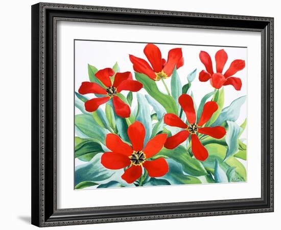 Madame Lefeber Tulips 2-Christopher Ryland-Framed Giclee Print