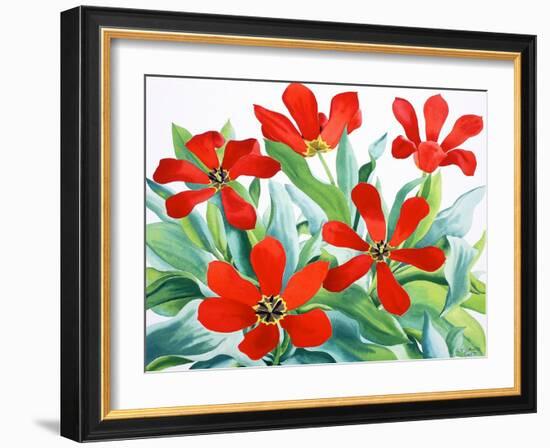 Madame Lefeber Tulips 2-Christopher Ryland-Framed Giclee Print