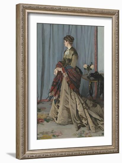 Madame Louis Joachim Gaudibert-Claude Monet-Framed Giclee Print