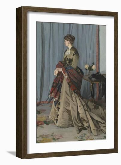 Madame Louis Joachim Gaudibert-Claude Monet-Framed Giclee Print