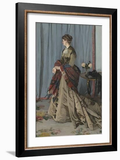 Madame Louis Joachim Gaudibert-Claude Monet-Framed Giclee Print