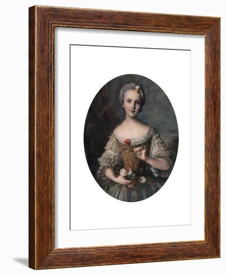 Madame Louise, Daughter of Louis Xv, Mid 18th Century-Jean-Marc Nattier-Framed Giclee Print