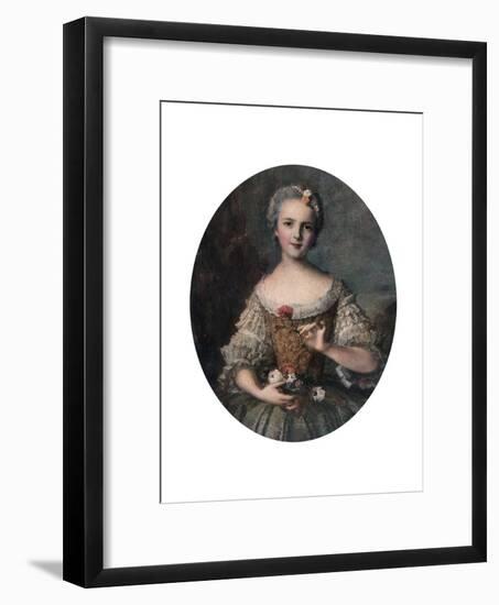 Madame Louise, Daughter of Louis Xv, Mid 18th Century-Jean-Marc Nattier-Framed Giclee Print