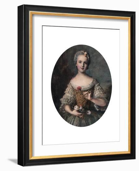 Madame Louise, Daughter of Louis Xv, Mid 18th Century-Jean-Marc Nattier-Framed Giclee Print