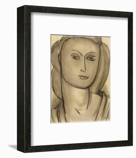 Madame Lucienne Bernard, c.1946-Henri Matisse-Framed Art Print