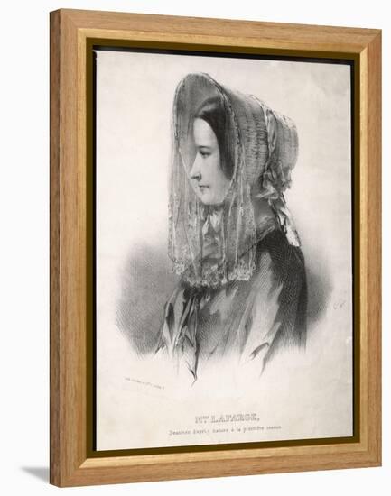 Madame Marie Lafarge Nee Cappelle at the Time of Her Trial in July 1840-Eric De Coulon-Framed Stretched Canvas