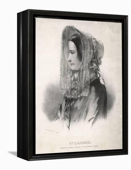 Madame Marie Lafarge Nee Cappelle at the Time of Her Trial in July 1840-Eric De Coulon-Framed Stretched Canvas