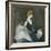 Madame Marthe Letellier Sitting on a Sofa, Holding a Fan, C.1895-Paul Cesar Helleu-Framed Giclee Print