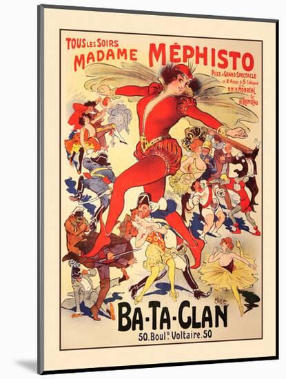 Madame Mephisto-Vintage Posters-Mounted Giclee Print