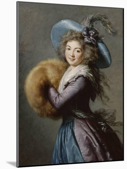 Madame Molé-Raymond de la Comédie italienne-Elisabeth Louise Vigée-LeBrun-Mounted Giclee Print