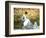 Madame Monet and Child in a Garden-Claude Monet-Framed Giclee Print