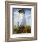 Madame Monet and Her Son-Claude Monet-Framed Art Print
