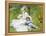 Madame Monet and Her Son-Pierre-Auguste Renoir-Framed Premier Image Canvas