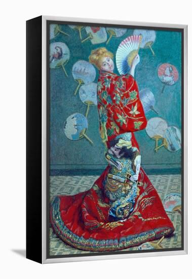 Madame Monet in a Kimono (La Japonaise), 1876-Claude Monet-Framed Premier Image Canvas