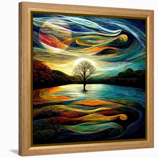 Madame Moon II-null-Framed Premier Image Canvas