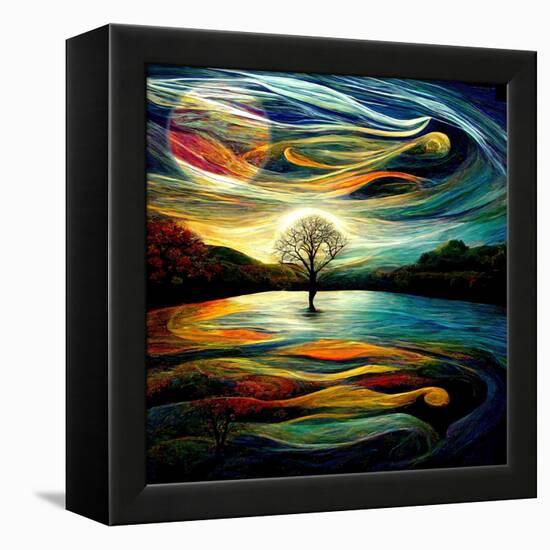 Madame Moon II-null-Framed Premier Image Canvas