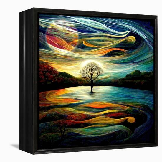 Madame Moon II-null-Framed Premier Image Canvas