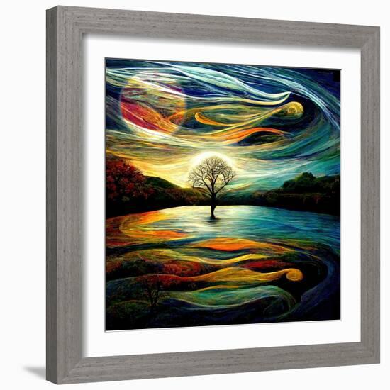 Madame Moon II-null-Framed Giclee Print