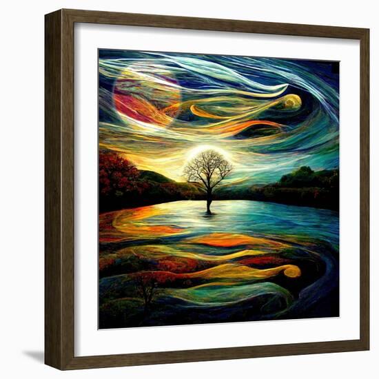 Madame Moon II-null-Framed Giclee Print