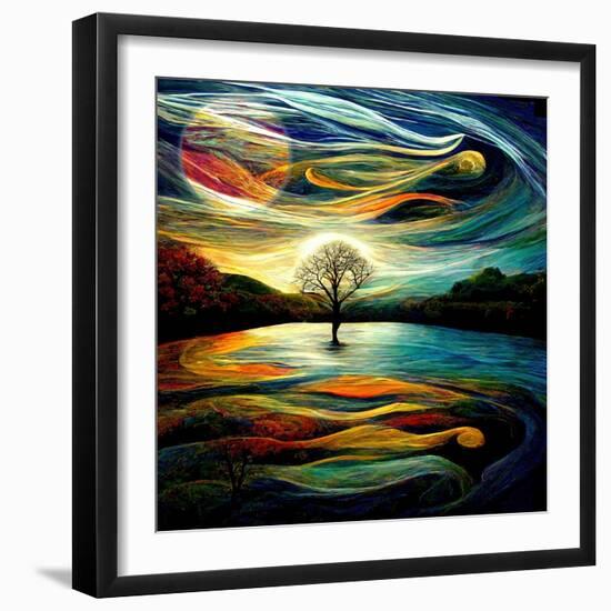 Madame Moon II-null-Framed Giclee Print