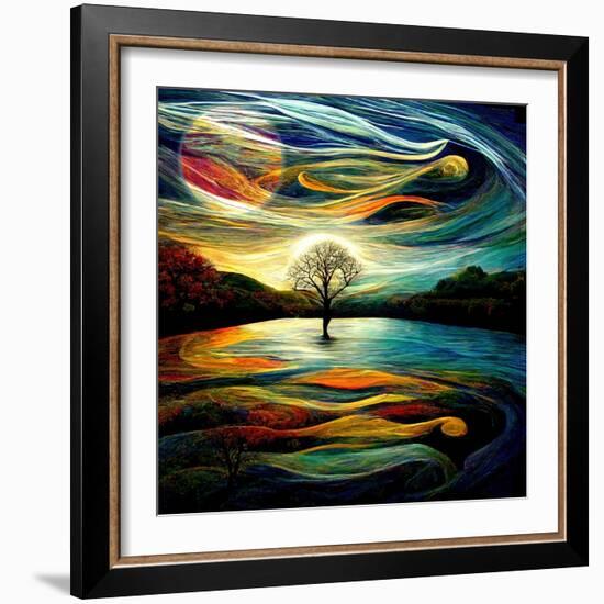 Madame Moon II-null-Framed Giclee Print