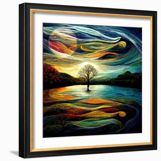 Madame Moon II-null-Framed Giclee Print