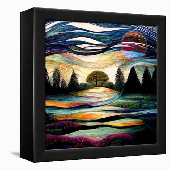 Madame Moon-null-Framed Premier Image Canvas