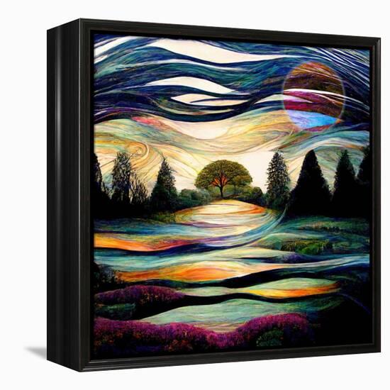 Madame Moon-null-Framed Premier Image Canvas