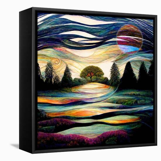 Madame Moon-null-Framed Premier Image Canvas