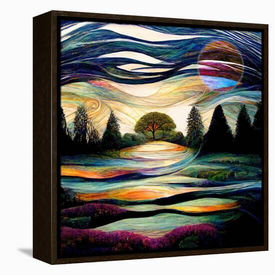 Madame Moon-null-Framed Premier Image Canvas