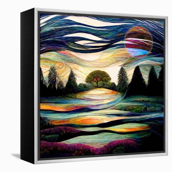 Madame Moon-null-Framed Premier Image Canvas