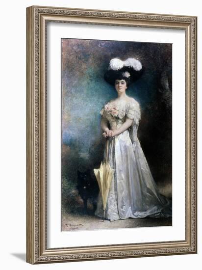 Madame Pascal, 1905-Leon Joseph Florentin Bonnat-Framed Giclee Print