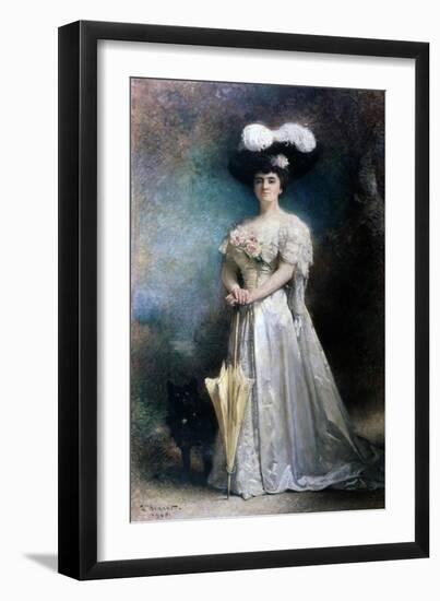 Madame Pascal, 1905-Leon Joseph Florentin Bonnat-Framed Giclee Print