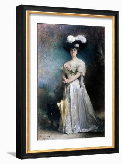 Madame Pascal, 1905-Leon Joseph Florentin Bonnat-Framed Giclee Print