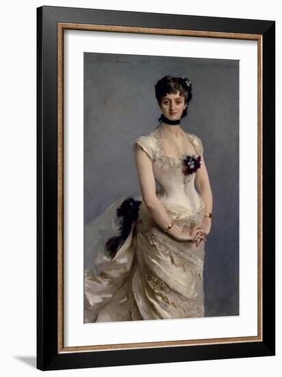 Madame Paul Poirson, 1885-John Singer Sargent-Framed Giclee Print