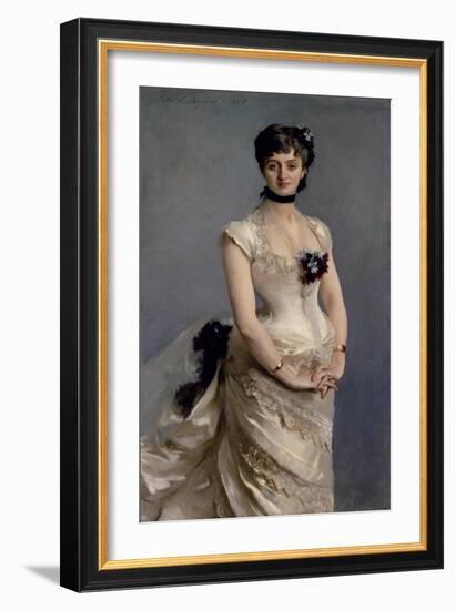 Madame Paul Poirson, 1885-John Singer Sargent-Framed Giclee Print