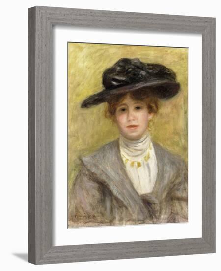 Madame Paul Valery-Pierre-Auguste Renoir-Framed Giclee Print