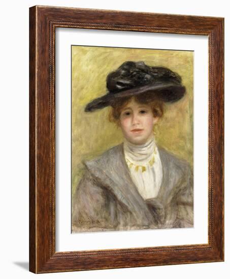 Madame Paul Valery-Pierre-Auguste Renoir-Framed Giclee Print