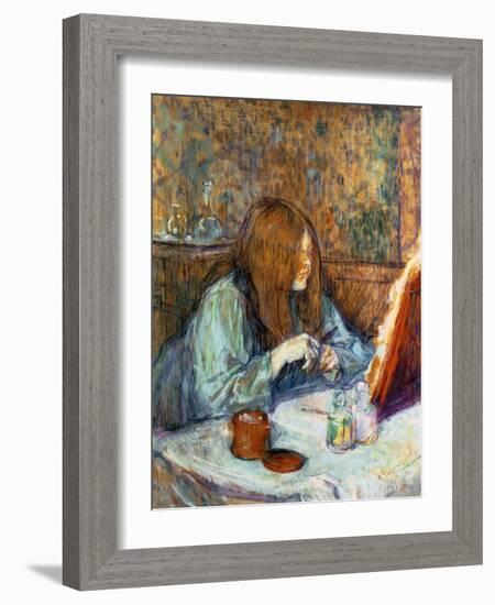 Madame Poupoule at Her Toilet, 1898-Henri de Toulouse-Lautrec-Framed Giclee Print