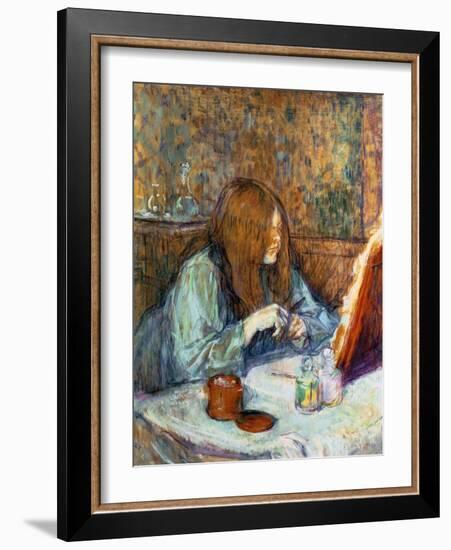 Madame Poupoule at Her Toilet, 1898-Henri de Toulouse-Lautrec-Framed Giclee Print