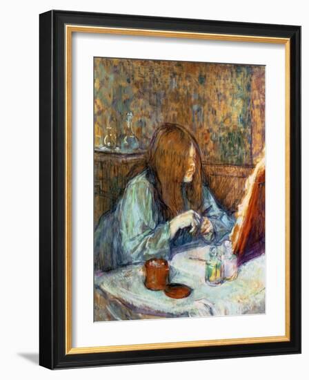 Madame Poupoule at Her Toilet, 1898-Henri de Toulouse-Lautrec-Framed Giclee Print