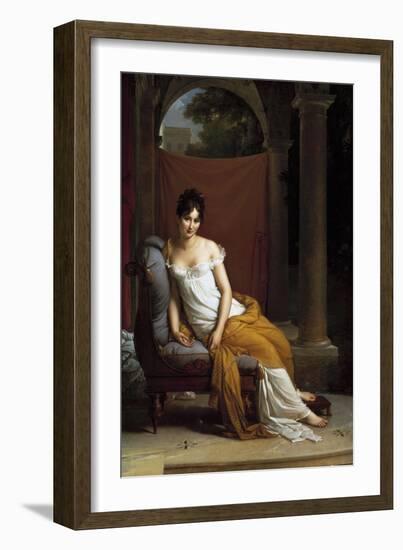 Madame Recamier-Francois Gerard-Framed Giclee Print