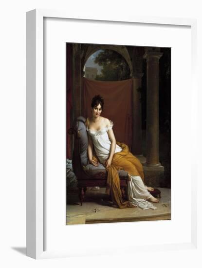 Madame Recamier-Francois Gerard-Framed Giclee Print