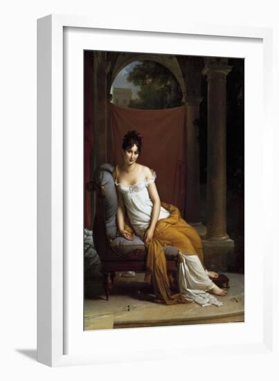 Madame Recamier-Francois Gerard-Framed Giclee Print