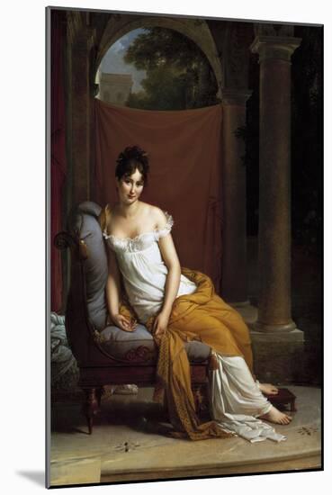 Madame Recamier-Francois Gerard-Mounted Giclee Print