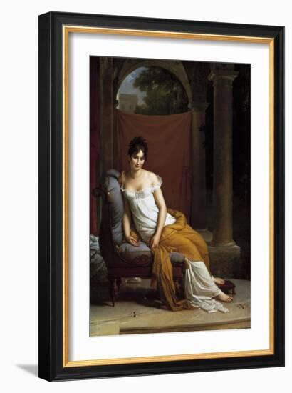 Madame Recamier-Francois Gerard-Framed Giclee Print