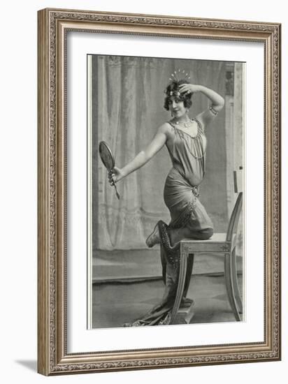 Madame Regina Badet as Sappho, from 'Le Theatre', 1912-French Photographer-Framed Photographic Print