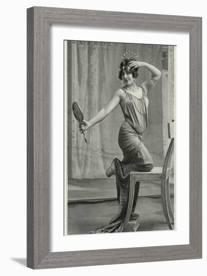 Madame Regina Badet as Sappho, from 'Le Theatre', 1912-French Photographer-Framed Photographic Print