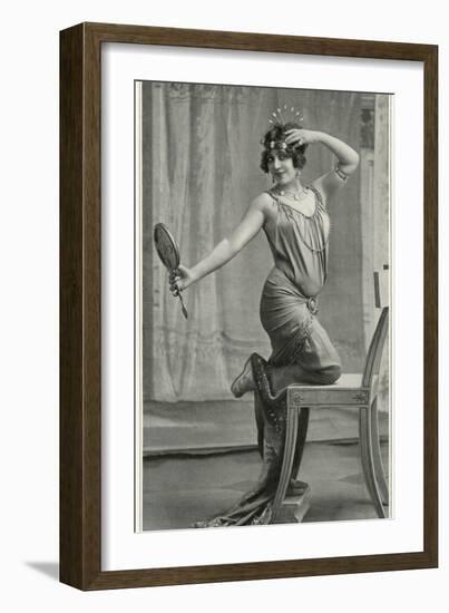 Madame Regina Badet as Sappho, from 'Le Theatre', 1912-French Photographer-Framed Photographic Print